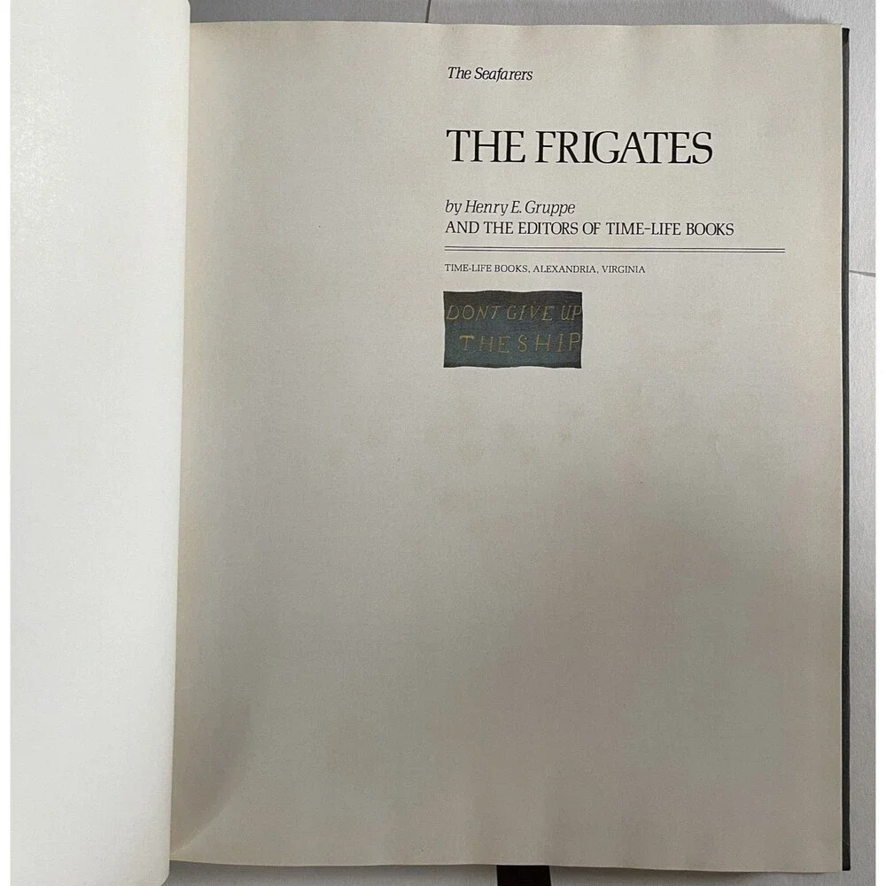 Time Life Seafarers The Frigates 1978 Vintage Hardcover Coffee Table Book - Picture 2 of 7